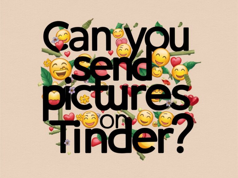 can you send pictures on tinder