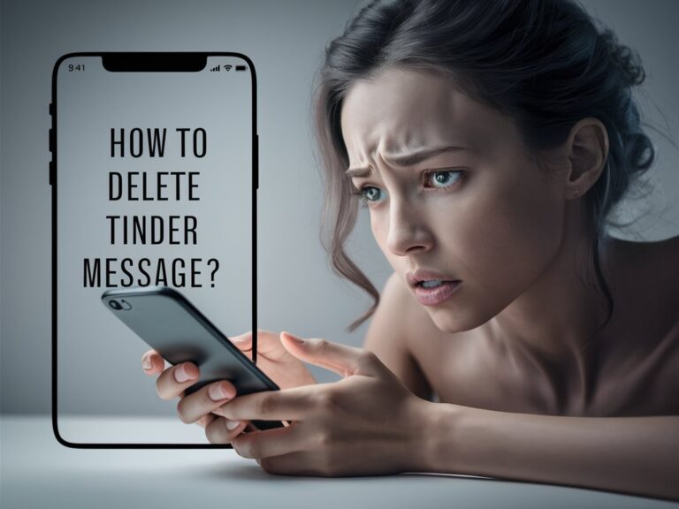 how to delete a tinder message