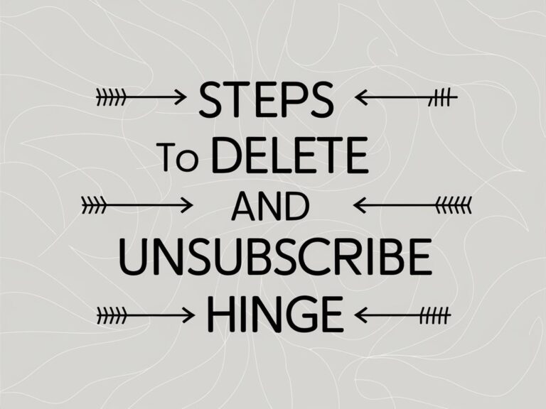 how to delete hinge account