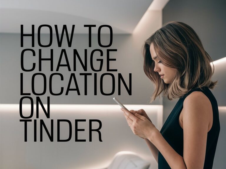 how to change location on tinder