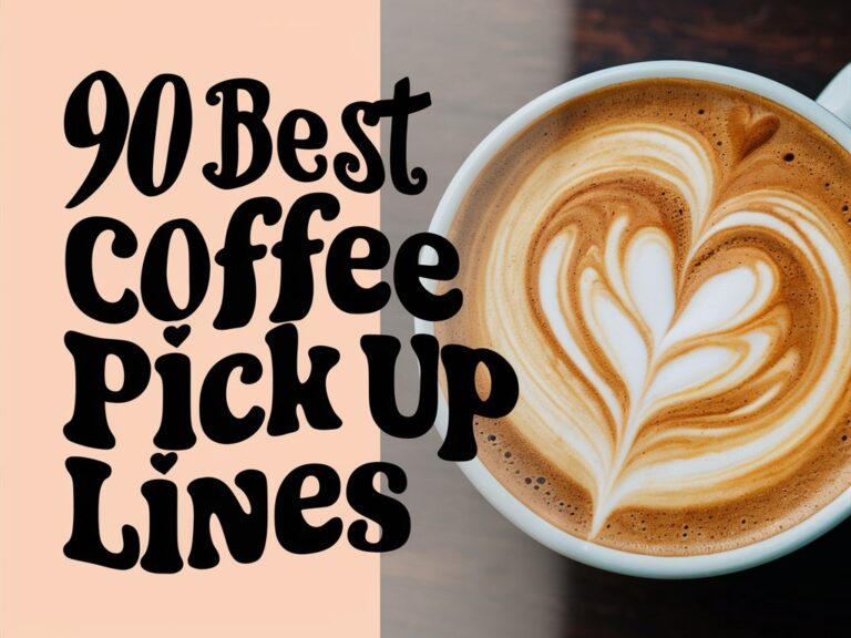 coffee pick up lines