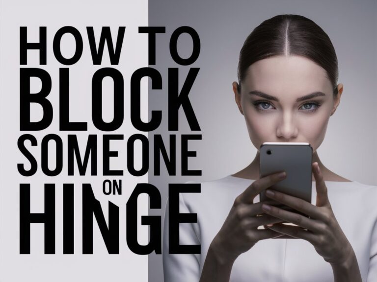 how to block someone on hinge