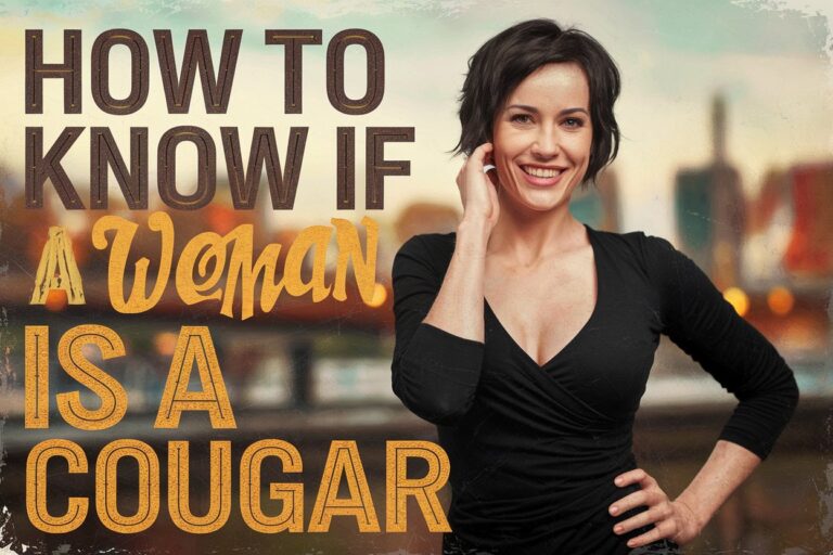 How to Know if a Woman is a Cougar